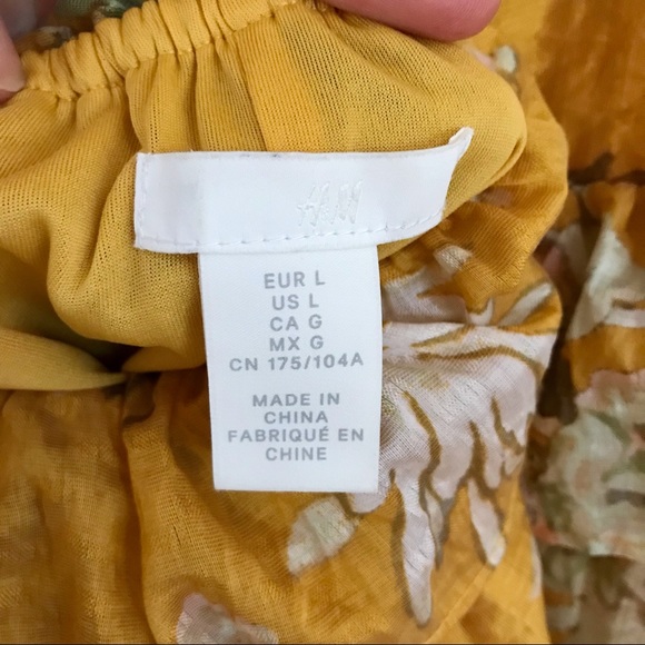 H&M Floral Yellow Maxi Dress - Picture 12 of 12